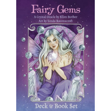 US Games Systems Fairy Gems A Crystal Oracle Card and Book Set US Games Systems Fairy Gems A Crystal Oracle Card and Book Set