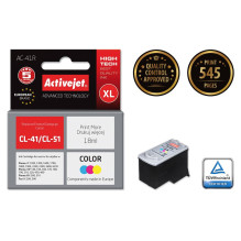 Rašalo Kasetė - Activejet AC-41R 18ml Spalvota Rašalo Kasetė - Activejet AC-41R 18ml Spalvota