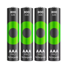 GP R03 AAA ReCyko PRO 800mAh baterijos 4 vnt. (nauja pakuotė) GP R03 AAA ReCyko PRO 800mAh baterijos 4 vnt. (nauja pakuotė)