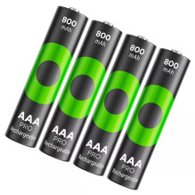 GP R03 AAA ReCyko PRO 800mAh baterijos 4 vnt. (nauja pakuotė) GP R03 AAA ReCyko PRO 800mAh baterijos 4 vnt. (nauja pakuotė)