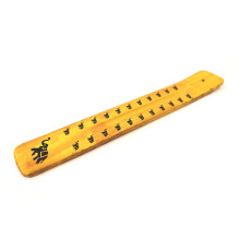 Ancient Wisdom wooden incense holders in various colors and designs (random color) Ancient Wisdom wooden incense holders in various colors and designs (random color)