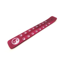 Ancient Wisdom wooden incense holders in various colors and designs (random color) Ancient Wisdom wooden incense holders in various colors and designs (random color)