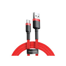 USB-C Cable - Baseus Cafule 2A 2m Red USB-C Cable - Baseus Cafule 2A 2m Red