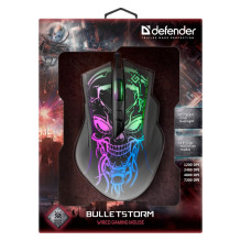 Žaidimų Pelė - Defender GM-928 Bulletstorm 7200 DPI Juoda Žaidimų Pelė - Defender GM-928 Bulletstorm 7200 DPI Juoda