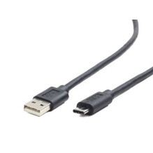 USB Cable - Gembird 1.8 m USB 2.0 A to C Black USB Cable - Gembird 1.8 m USB 2.0 A to C Black