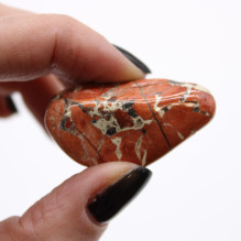 Ancient Wisdom Light Jasper - Brecciated Stone (12 Pieces, Size M)
