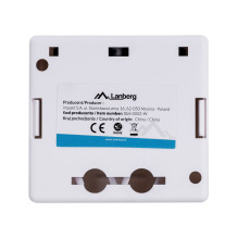 Elektros Paskirstymo Dėžutė - Lanberg OU6-0002-W RJ-45 Balta