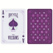 Bicycle Disney Villains Žaidimo Kortos (Violetinės) Bicycle Disney Villains Žaidimo Kortos (Violetinės)