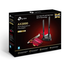 Tinklo Plokštė - TP-LINK Archer TX3000E Wi-Fi 6 PCIe Adapter 3000 Mbps Bluetooth 5.0