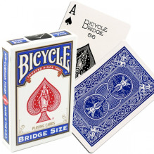Bicycle Rider Back Bridge Size Playing Cards (Blue)