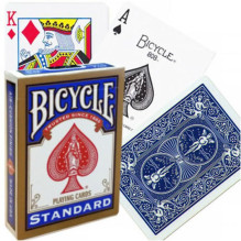 Bicycle Rider Standard Poker Cards with Gold Edge (Blue)