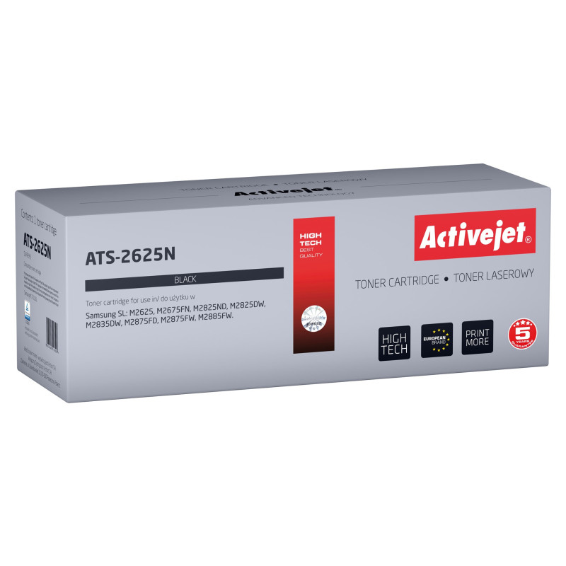 Tonerio Kasetė - Activejet ATS-2625N, Juoda