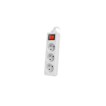 Extension Cord - Lanberg 3M 3 AC Sockets With Switch White