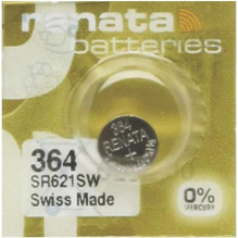 Baterija - Renata 364 MP-E (SR621SW) baterijos 10 vnt. Baterija - Renata 364 MP-E (SR621SW) baterijos 10 vnt.