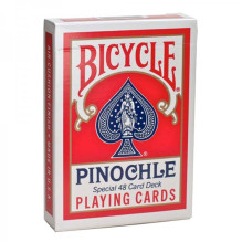 Bicycle Pinochle Standard Žaidimų Kortos (Raudonos) Bicycle Pinochle Standard Žaidimų Kortos (Raudonos)