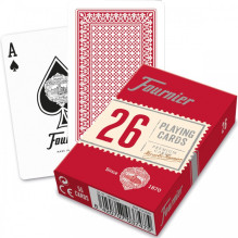 Playing Cards - Fournier 26 Bridge Cards (Red)