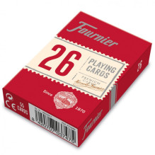 Playing Cards - Fournier 26 Bridge Cards (Red)
