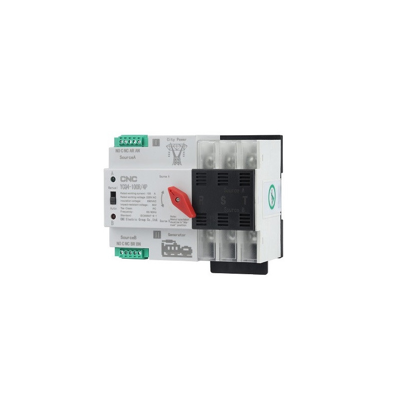 Automatic transfer switch CNC 3P 220V 100A