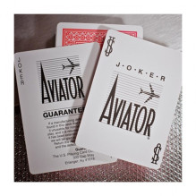 Aviator Jumbo Pokerio Kortos (Raudonos)