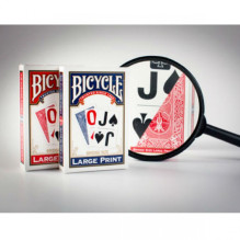 Bicycle Large Print Playing Cards (Blue)