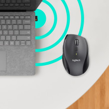Kompiuterio Pelė - Logitech Marathon M705 Ergonomiška Anglies Spalvos Kompiuterio Pelė - Logitech Marathon M705 Ergonomiška Anglies Spalvos
