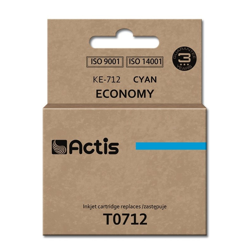 Ink Cartridge - Actis KE-712 Blue 13.5 ml