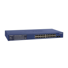 Network Switch - Netgear GS724TP-300EUS, Blue