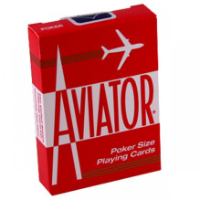 Aviator Standard Pokerio Kortos (Raudonos)