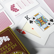 Copag Texas Holdem Pokerio Kortos (Raudonos)