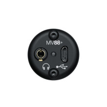 Desktop Microphone - Shure MV88+, Black Desktop Microphone - Shure MV88+, Black