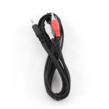 Audio Cable - Gembird 3.5mm / 2xRCA, Black, Red, White Audio Cable - Gembird 3.5mm / 2xRCA, Black, Red, White