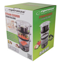 Steamer - Esperanza 3 Stainless Steel 400 W 7.5L Steamer - Esperanza 3 Stainless Steel 400 W 7.5L