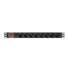 Extension cord - Lanberg 19" PDU 16A 8x Comb 2m Extension cord - Lanberg 19" PDU 16A 8x Comb 2m