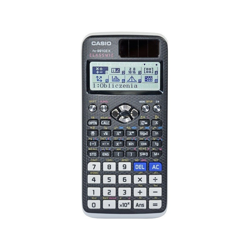 Skaičiuotuvas - Casio Fx 991CEX Juodas 12 Skaitmenų Ekranas