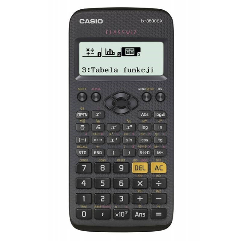 Calculator - Casio Fx-350CEX, 379 Functions, Black