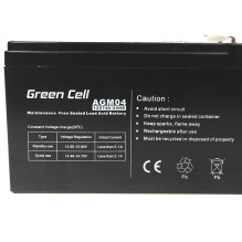 Nepertraukiamas Maitinimo Šaltinis (UPS) - Green Cell AGM04 12V 7Ah Rūgštinis Nepertraukiamas Maitinimo Šaltinis (UPS) - Green Cell AGM04 12V 7Ah Rūgštinis