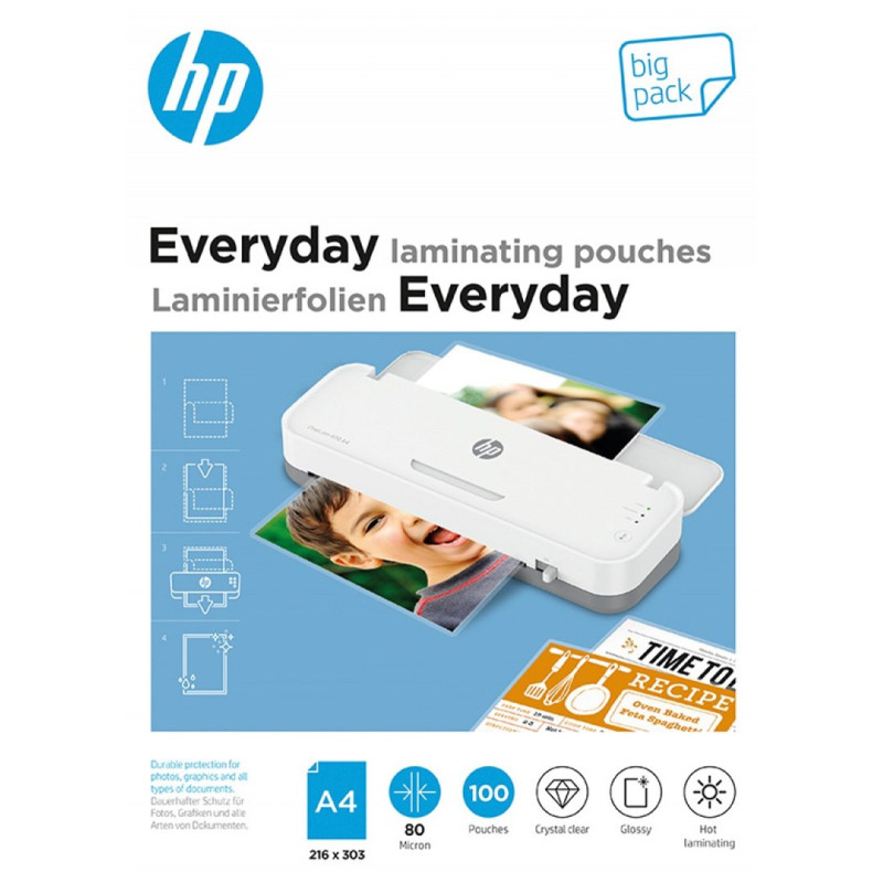 Laminavimo Plėvelė - HP Kasdien A4 100 Vnt.