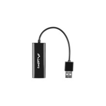 USB Adapteris - Lanberg Nc-0100-01 Rj-45, Juodas USB Adapteris - Lanberg Nc-0100-01 Rj-45, Juodas