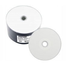CD-R Disc - MAXELL 700MB 52x 80min 50pcs Radius Printable CD-R Disc - MAXELL 700MB 52x 80min 50pcs Radius Printable