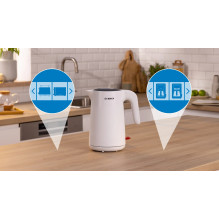 Elektrinis Virdulys - Bosch TWK2M161 1,7 L 2400 W, Balta Elektrinis Virdulys - Bosch TWK2M161 1,7 L 2400 W, Balta