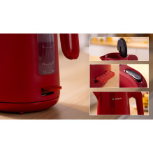 Electric Kettle - Bosch TWK2M164 1.7 L 2400 W, Black Electric Kettle - Bosch TWK2M164 1.7 L 2400 W, Black
