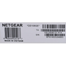 Switch - Netgear Gs108ge Gigabit Ethernet Blue