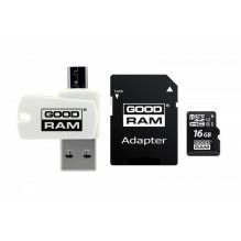Memory Card - Goodram M1A4-0160R12 16 GB MicroSDHC Class 10 UHS-I Memory Card - Goodram M1A4-0160R12 16 GB MicroSDHC Class 10 UHS-I