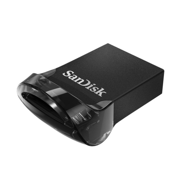 USB Atmintinė - Sandisk Ultra Fit 64GB USB 3.2 Gen 1 juoda