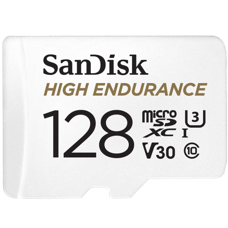 MicroSD Card - SanDisk 128 GB UHS-I Class 10