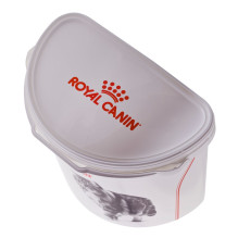 Cat Food Bowl - Royal Canin 2kg Plastic White / Black