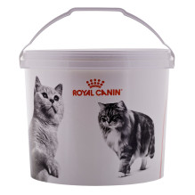 Cat Food Bowl - Royal Canin 2kg Plastic White / Black