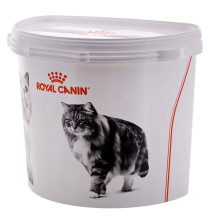 Cat Food Bowl - Royal Canin 2kg Plastic White / Black