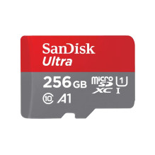 Atminties Kortelė - SanDisk Ultra 256 GB MicroSDXC UHS-I Klasė 10