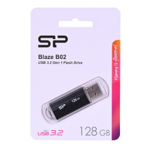 USB Atmintinė - Silicon Power Blaze B02 128 GB Juoda